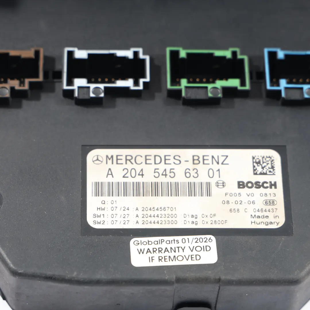 Mercedes W204 Moduł Komfortu Sam - SKU A2045456301 - Numer Części A2045456301