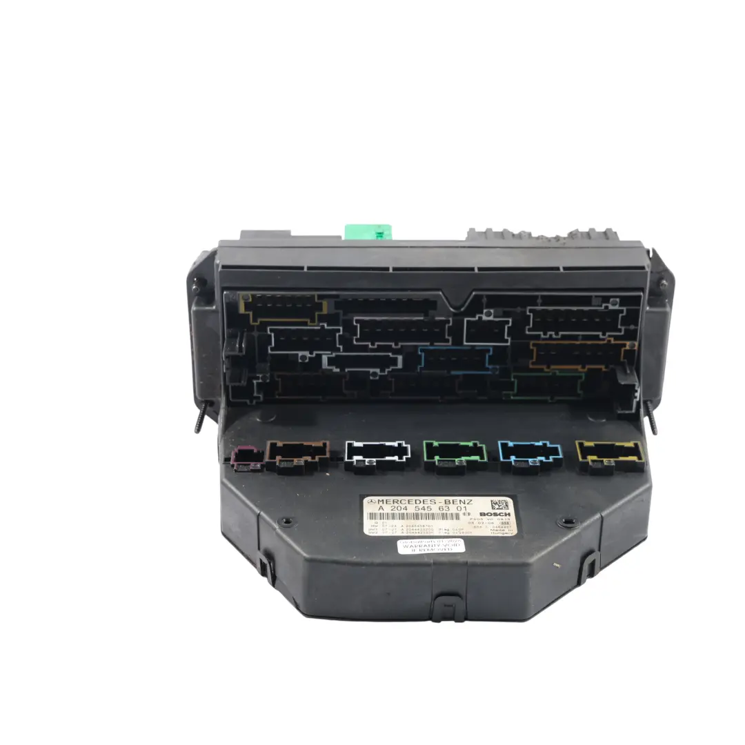 Módulo Control Confort Caja Fusibles Delantera para Mercedes W204 con número de pieza A2045456301 Mercedes W204 Módulo Control Confort Caja Fusibles Delantera - SKU A2045456301 - Número de pieza A2045456301