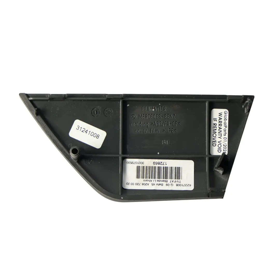 Tapa De Panel De Puerta Ahorn Delantero Izquierdo para Mercedes W204 con número de pieza A2047203322 Mercedes W204 Tapa De Panel De Puerta Ahorn Delantero Izquierdo - SKU A2047203322 - Número de pieza A2047203322
