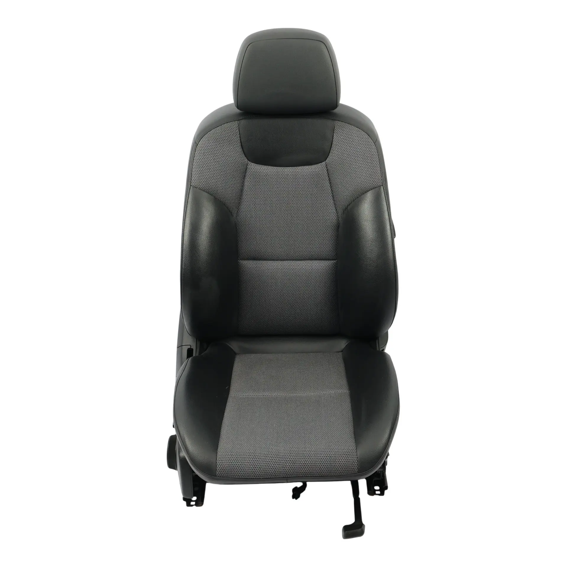 Mercedes W204 S204 Sedile Sportivo Anteriore Destro Mezza Pelle Nero