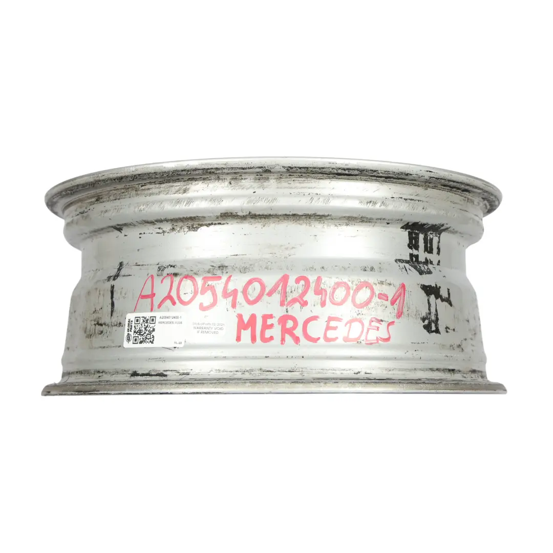 Cerchio in lega argento 16'' 6,5J ET:38 10 razze per Mercedes W205 con numero di parte A2054012400 Mercedes W205 Cerchio in lega argento 16'' 6,5J ET:38 10 razze - SKU A2054012400-1 - Numero di parte A2054012400