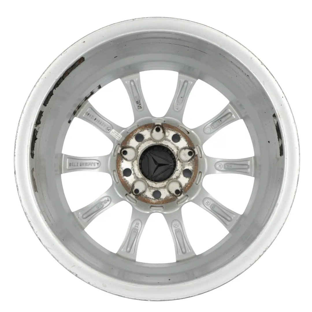 Mercedes W205 Silver Alloy Wheel Rim 16'' 6,5J ET:38 10 Spoke - SKU A2054012400-1 - Part number A2054012400