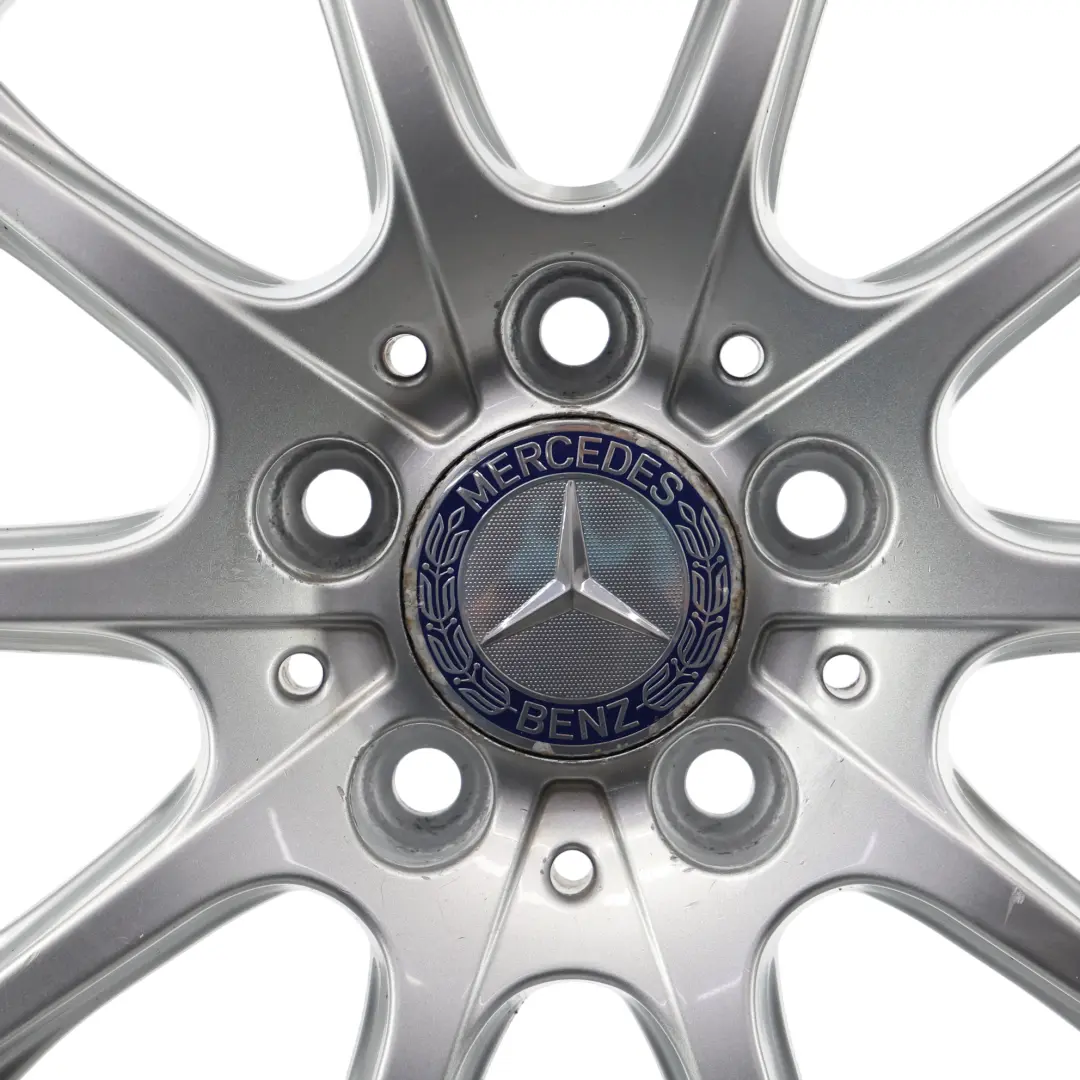 Mercedes W205 Cerchio in lega argento 16'' 6,5J ET:38 10 razze - SKU A2054012400-1 - Numero di parte A2054012400