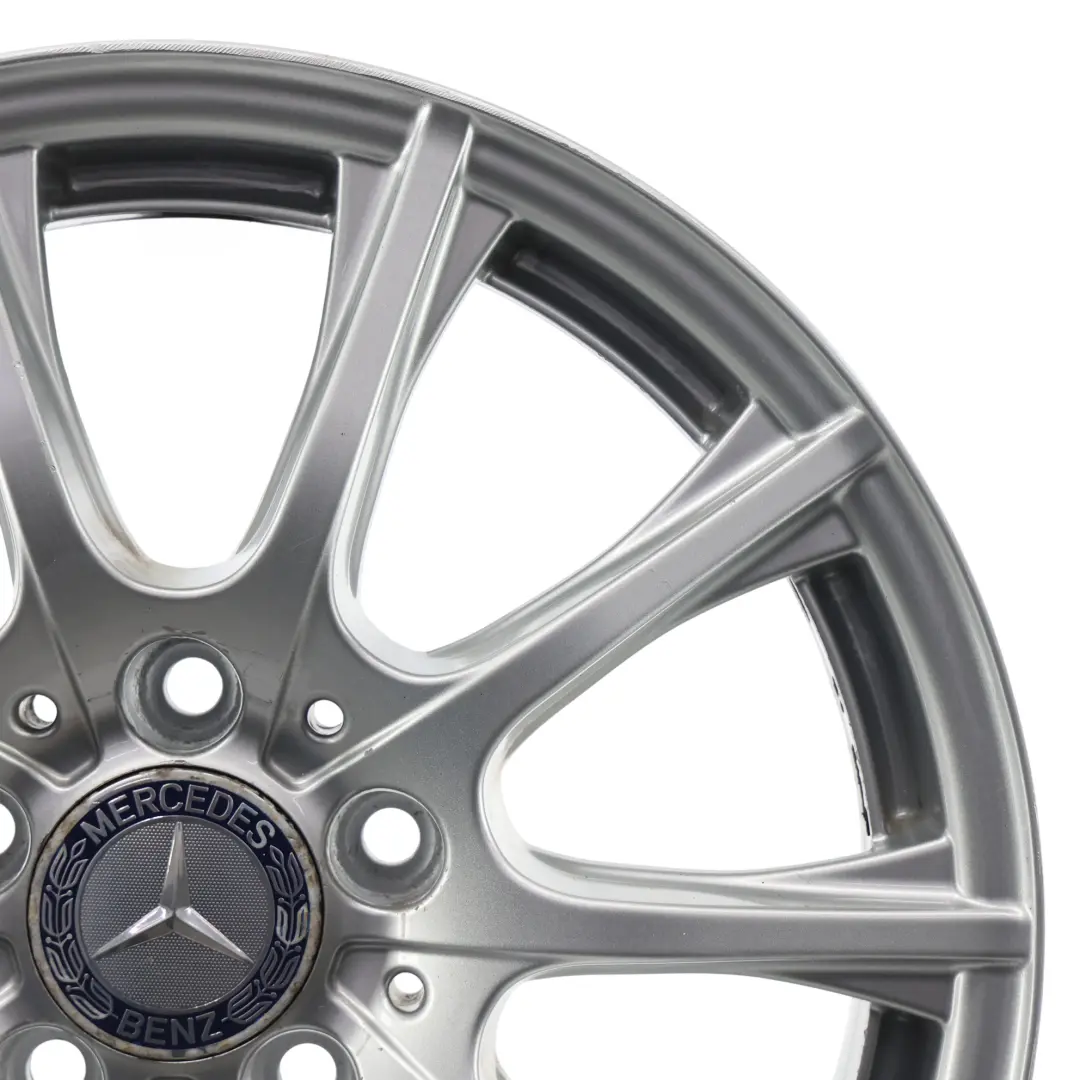 Mercedes W205 Silberne Leicht Metall Felge 16'' 6,5J ET:38 - SKU A2054012400-2 - Teilenummer A2054012400
