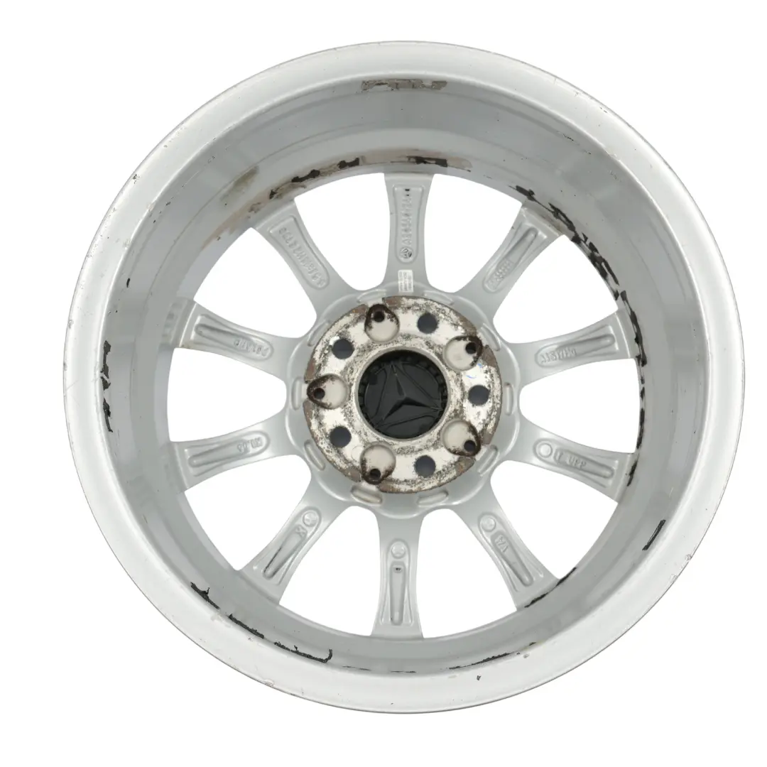 Mercedes W205 Silver Alloy Wheel Rim 16'' 6,5J ET:38 10 Spoke - SKU A2054012400-3 - Part number A2054012400