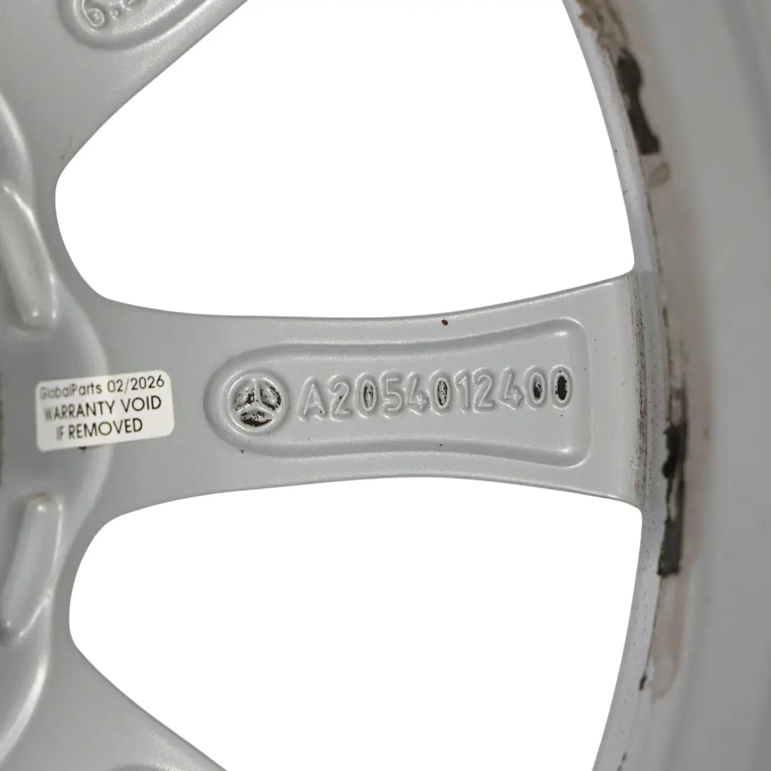 Mercedes W205 Silver Alloy Wheel Rim 16'' 6,5J ET:38 10 Spoke - SKU A2054012400-3 - Part number A2054012400