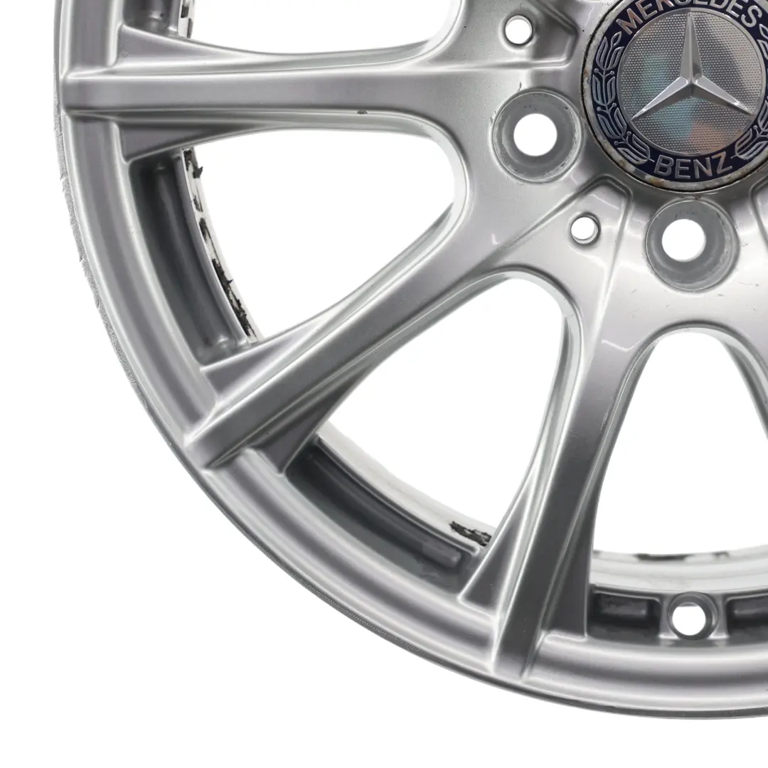 Alloy Wheel Rim 16'' 6,5J ET:38 10 Spoke to Mercedes W205 Silver with Part number A2054012400 Mercedes W205 Silver Alloy Wheel Rim 16'' 6,5J ET:38 10 Spoke - SKU A2054012400-3 - Part number A2054012400