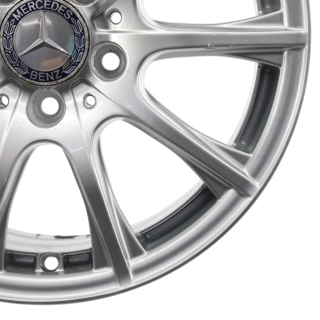 Alloy Wheel Rim 16'' 6,5J ET:38 10 Spoke to Mercedes W205 Silver with Part number A2054012400 Mercedes W205 Silver Alloy Wheel Rim 16'' 6,5J ET:38 10 Spoke - SKU A2054012400-3 - Part number A2054012400