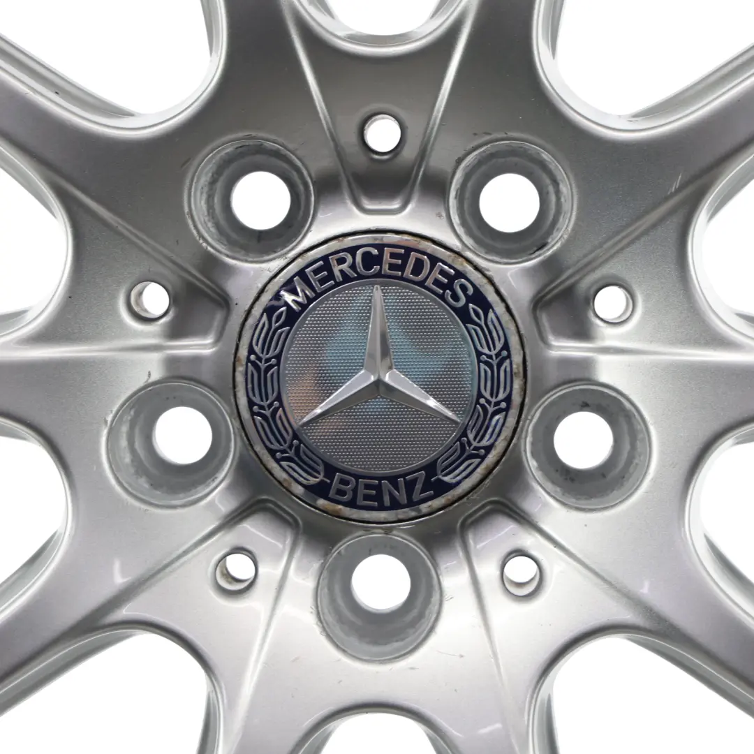 Alloy Wheel Rim 16'' 6,5J ET:38 10 Spoke to Mercedes W205 Silver with Part number A2054012400 Mercedes W205 Silver Alloy Wheel Rim 16'' 6,5J ET:38 10 Spoke - SKU A2054012400-3 - Part number A2054012400