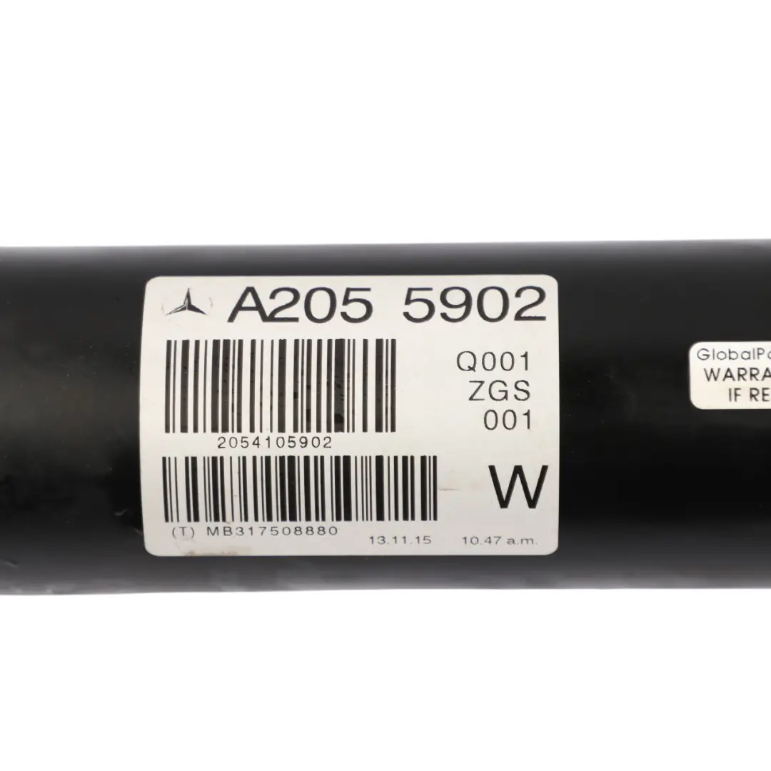 Mercedes W205 Drive Propshaft Prop Shaft OM651 Diesel Engine Manual - SKU A2054105902 - Part number A2054105902