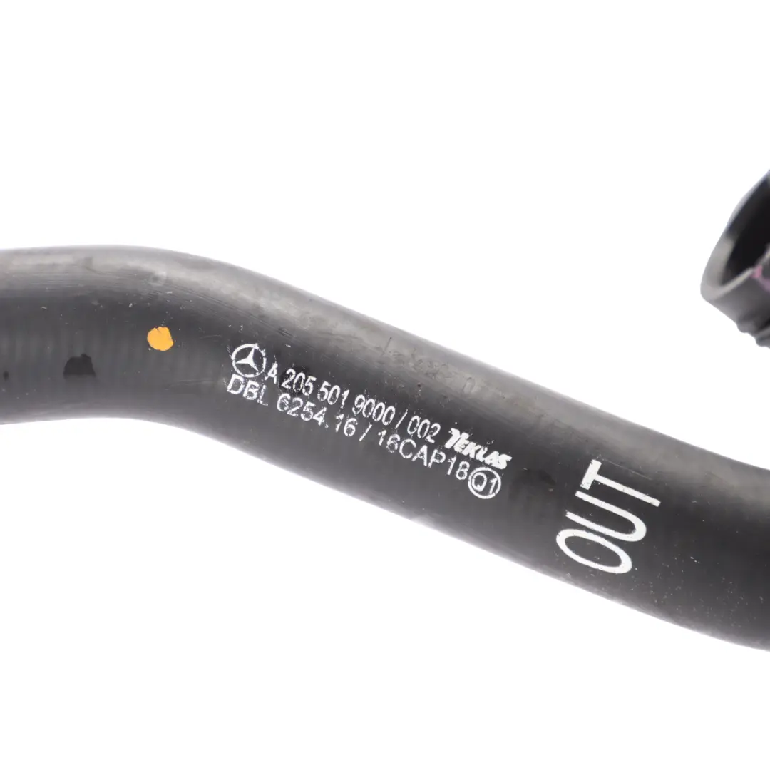 Mercedes W205 Coolant Hose Water Cooling Pipe Line OM654 Diesel - SKU A2055019000 - Part number A2055019000