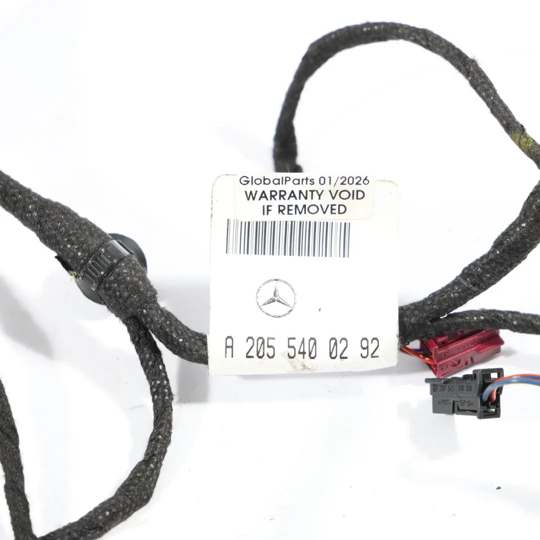 Arnés Cableado Puerta Control Puerta Delantero Derecho para Mercedes W205 con número de pieza A2055400292 Mercedes W205 Arnés Cableado Puerta Control Puerta Delantero Derecho - SKU A2055400292 - Número de pieza A2055400292