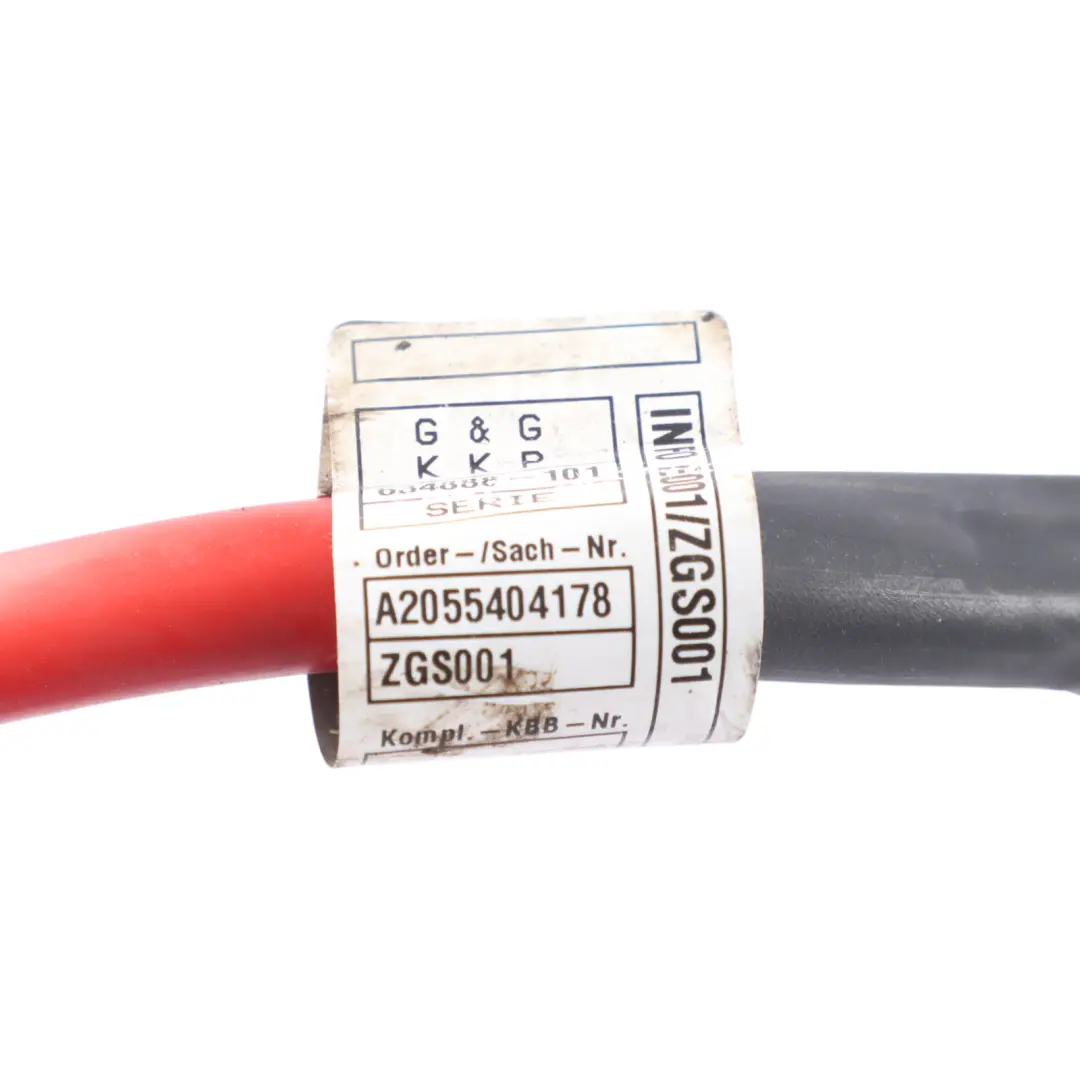 Front Positive Battery Cable Wire Loom Harness to Mercedes W205 with Part number A2055404178 Mercedes W205 Front Positive Battery Cable Wire Loom Harness - SKU A2055404178 - Part number A2055404178