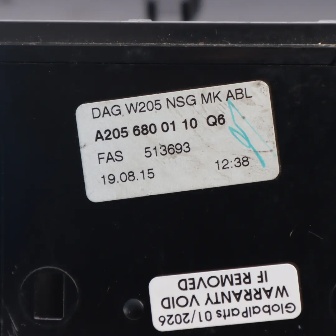 Centre Console Housing Storage Tray Trim Panel to Mercedes W205 with Part number A2056800110 Mercedes W205 Centre Console Housing Storage Tray Trim Panel - SKU A2056800110 - Part number A2056800110