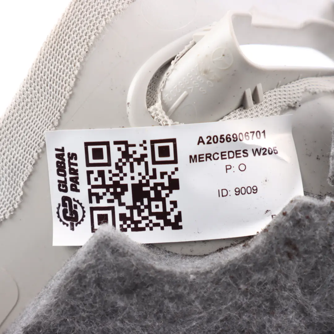 Mercedes W205 Osłona Panel Słupka C Tylny Prawy Szary - SKU A2056906701 - Numer Części A2056906701