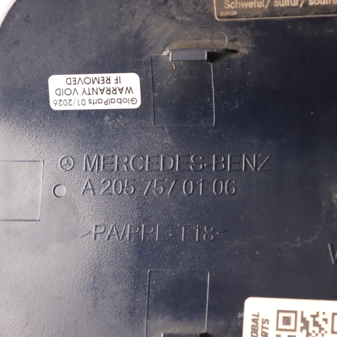 Mercedes W205 Fuel Filler Flap Cover Cap Cavansite Blue Metallic 890 - SKU A2057570106-CVB - Part number A2057570106