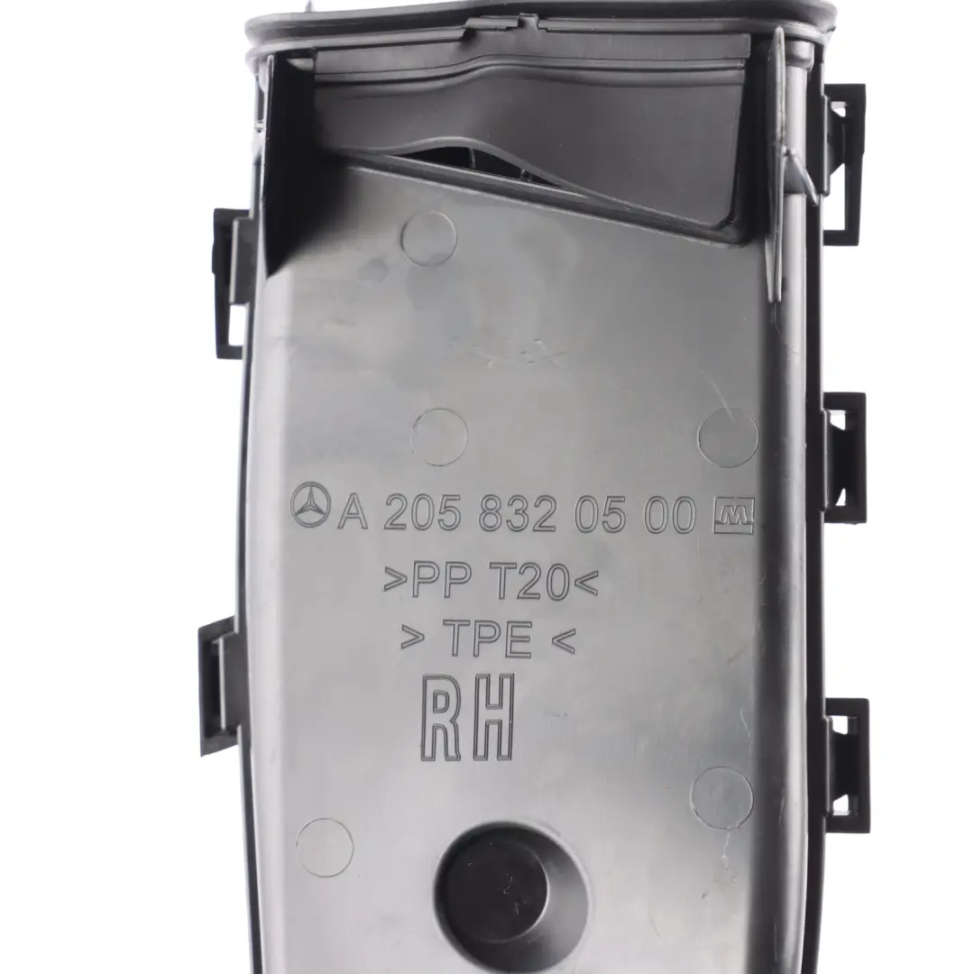 Water Drain Channel Tube Pipe Front Right O/S to Mercedes W205 with Part number A2058320500 Mercedes W205 Water Drain Channel Tube Pipe Front Right O/S - SKU A2058320500 - Part number A2058320500