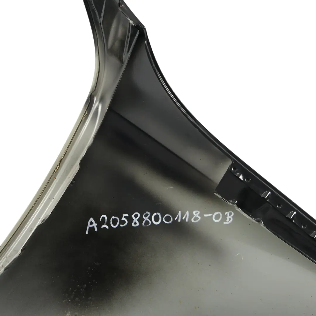 Wing Panel Front Left N/S Side Fender Obsidian Black Metallic 197 to Mercedes W205 with Part number A2058800118 Mercedes W205 Wing Panel Front Left N/S Side Fender Obsidian Black Metallic 197 - SKU A2058800118-OB - Part number A2058800118