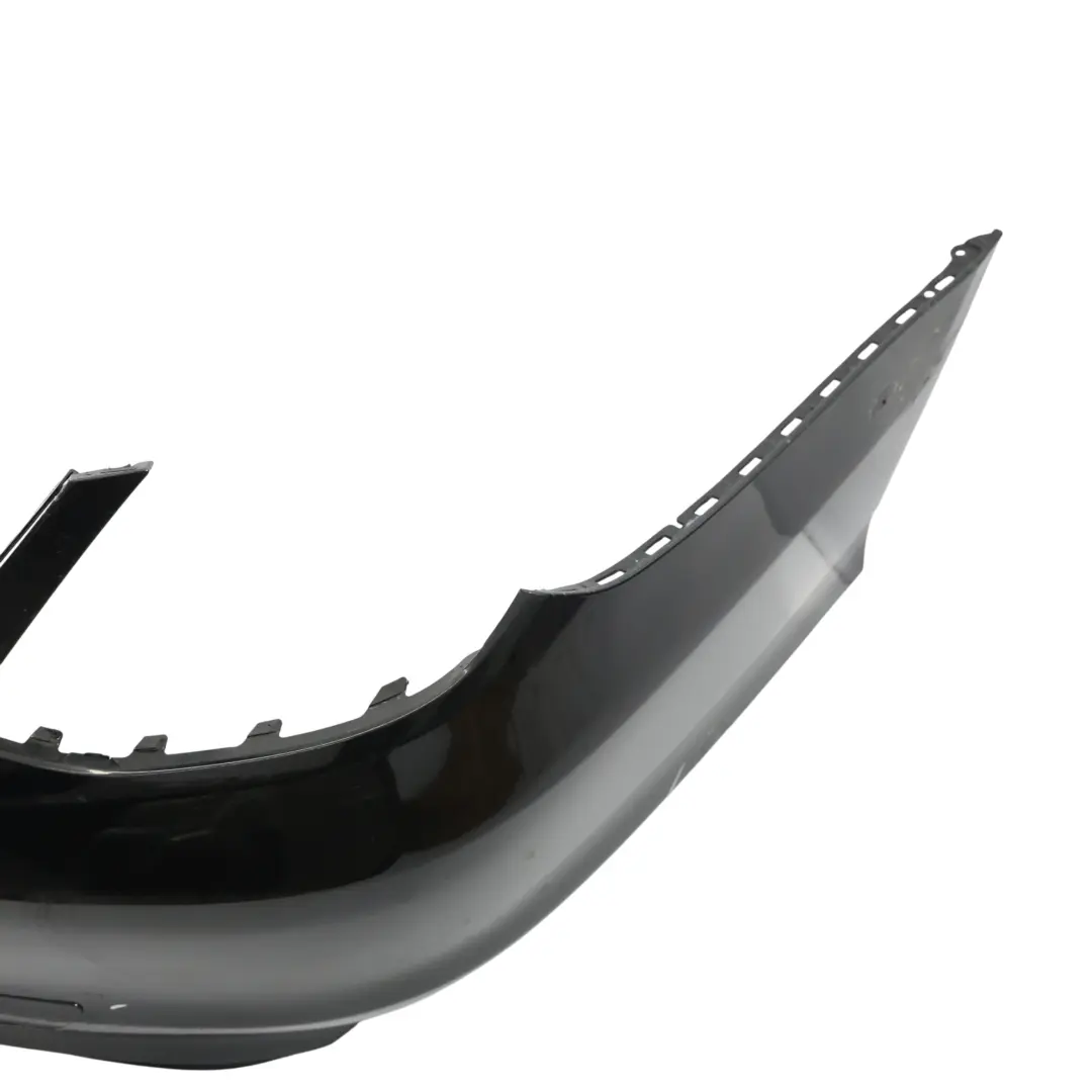 Bumper Rear Trim Panel Obsidian Black Metallic - 197 to Mercedes W205 with Part number A2058800347 Mercedes W205 Bumper Rear Trim Panel Obsidian Black Metallic - 197 - SKU A2058800347-OB - Part number A2058800347