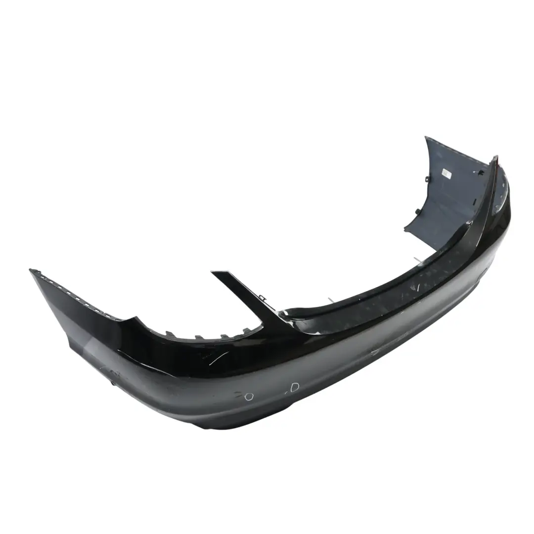 Bumper Rear Trim Panel Obsidian Black Metallic - 197 to Mercedes W205 with Part number A2058800347 Mercedes W205 Bumper Rear Trim Panel Obsidian Black Metallic - 197 - SKU A2058800347-OB - Part number A2058800347