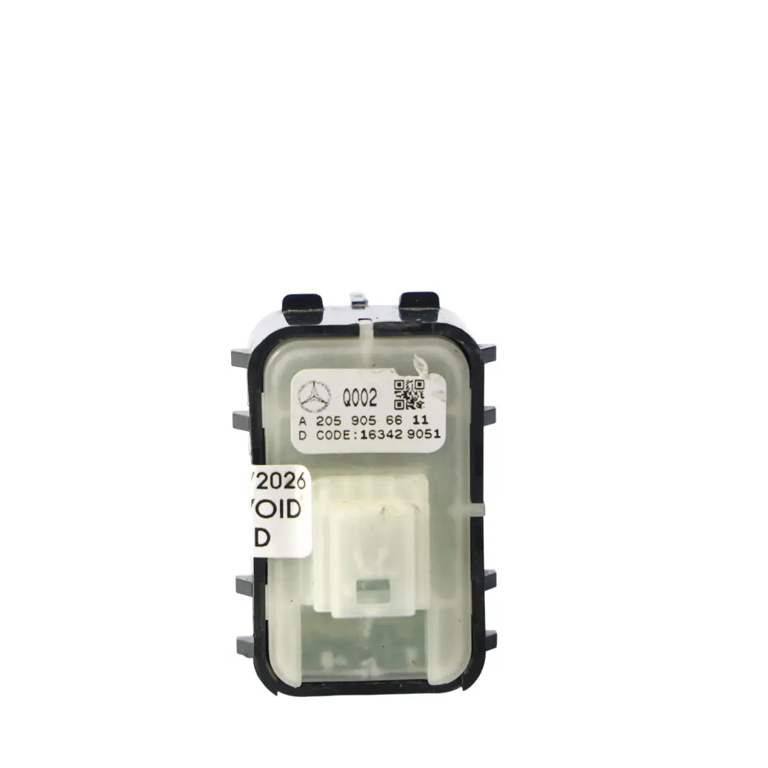 Interruptor Respaldo Asiento Izquierdo para Mercedes S205 Estate GLC C253 con número de pieza A2059056611 Mercedes S205 Estate GLC C253 Interruptor Respaldo Asiento Izquierdo - SKU A2059056611-1 - Número de pieza A2059056611