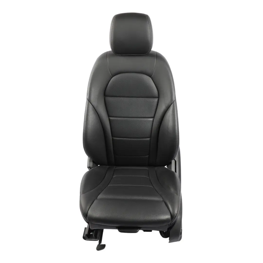 Mercedes W205 Front Seat Left N/S Heated Interior Imitation Leather Black - SKU A2059101147-3 - Part number A2059101147