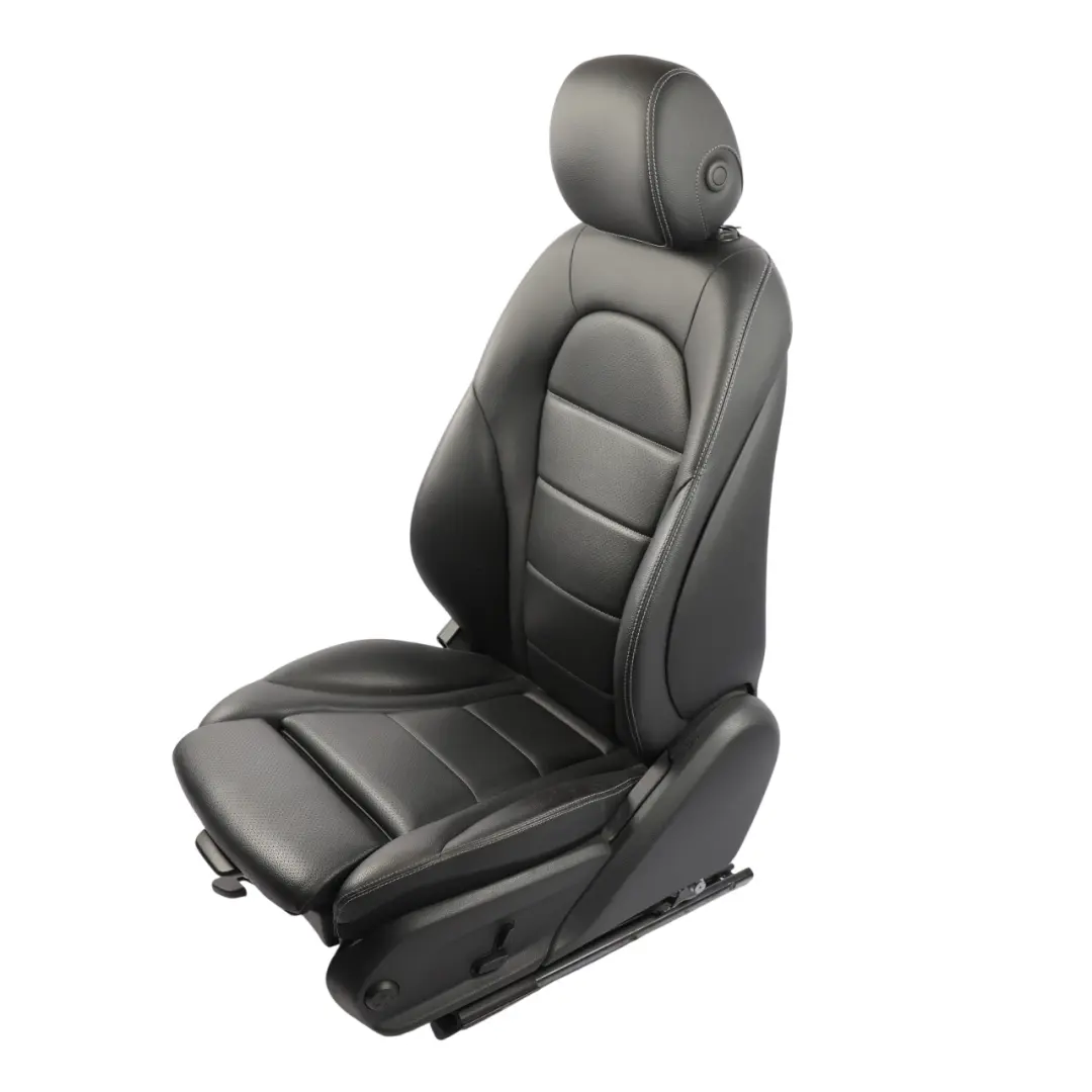 Mercedes W205 Front Seat Left N/S Heated Interior Imitation Leather Black - SKU A2059101147-3 - Part number A2059101147