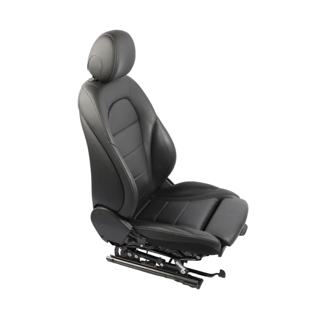 Front Seat Left N/S Heated Interior Imitation Leather Black to Mercedes W205 with Part number A2059101147 Mercedes W205 Front Seat Left N/S Heated Interior Imitation Leather Black - SKU A2059101147-3 - Part number A2059101147