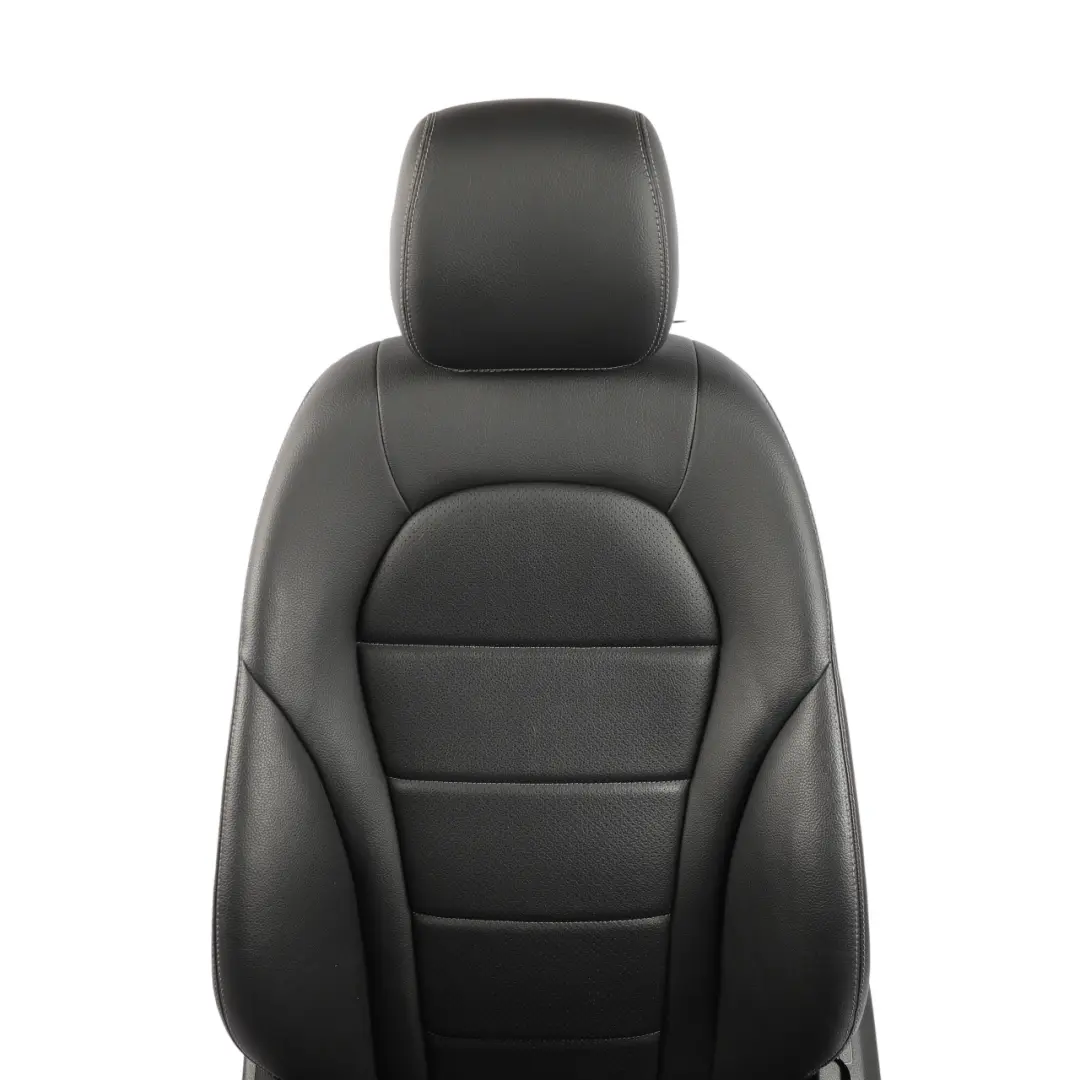 Mercedes W205 Front Seat Left N/S Heated Interior Imitation Leather Black - SKU A2059101147-3 - Part number A2059101147