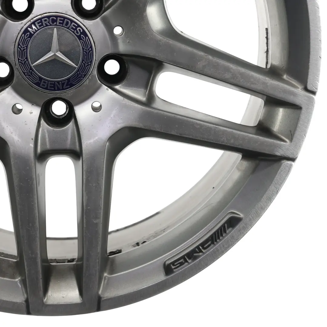 Mercedes W212 AMG Hinterradfelge 5-Doppelspeiche 18" ET:54 9J - SKU A2124010400-4 - Teilenummer A2124010400