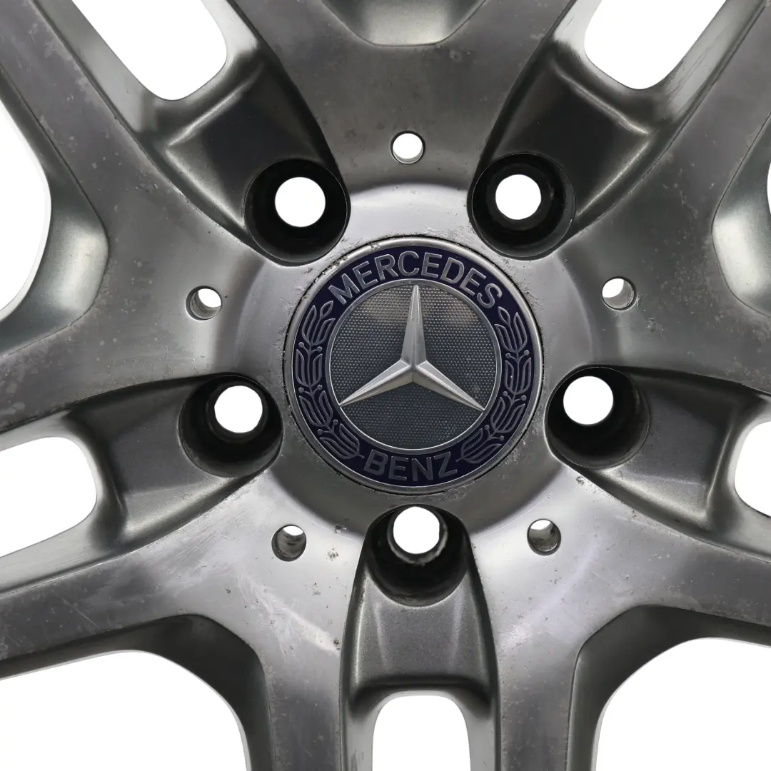 Mercedes W212 AMG Rear Wheel Alloy Rim 5-Double Spoke 18" ET:54 9J - SKU A2124010400-4 - Part number A2124010400