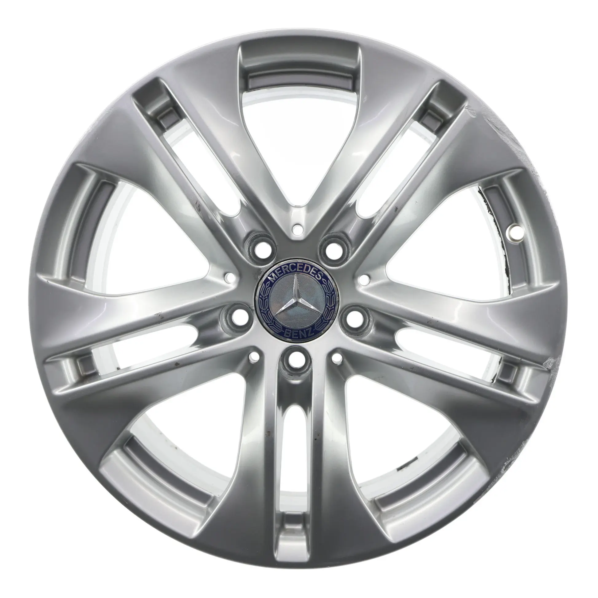 Mercedes W212 Argent Jante Alu 5-Double Rayon 17" ET:48 8J A2124010902