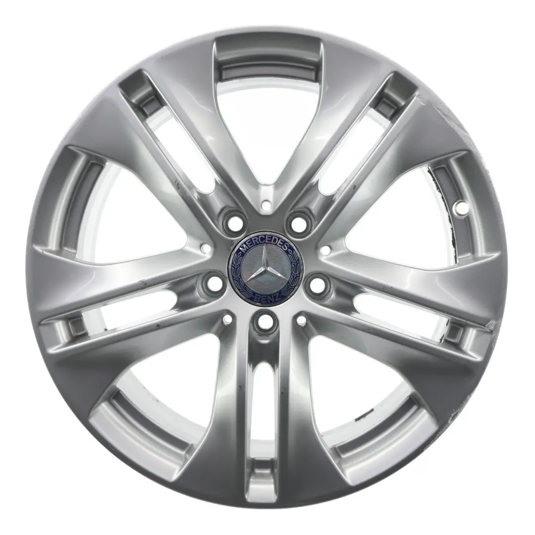 Mercedes W212 Cerchio Lega Argento 5-Razze Doppie 17" ET:48 8J - SKU A2124010902-2 - Numero di parte A2124010902