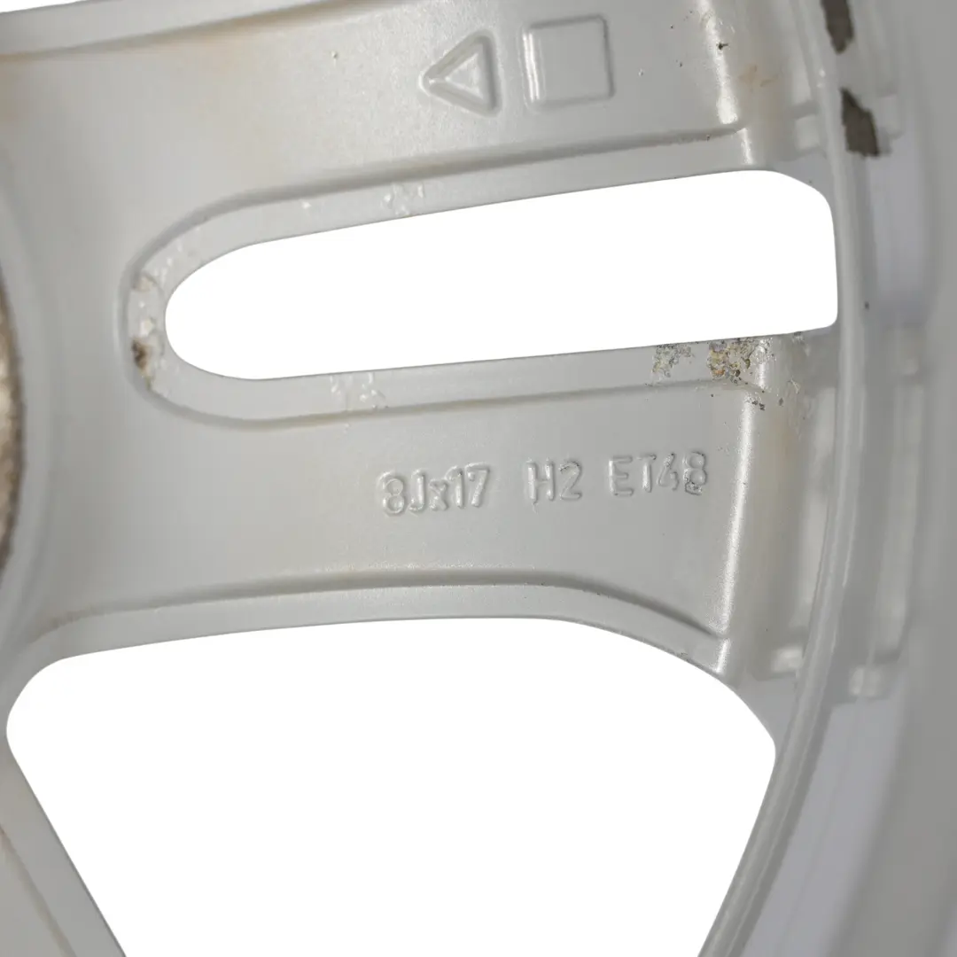 Silber Leicht Metal Felge 5-Doppelspeiche 17" ET:48 8J für Mercedes W212 mit Teilenummer A2124010902 Mercedes W212 Silber Leicht Metal Felge 5-Doppelspeiche 17" ET:48 8J - SKU A2124010902-2 - Teilenummer A2124010902