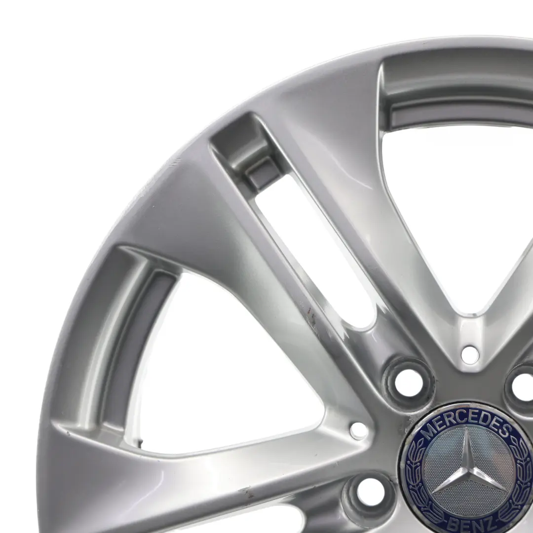 Mercedes W212 Cerchio Lega Argento 5-Razze Doppie 17" ET:48 8J - SKU A2124010902-2 - Numero di parte A2124010902