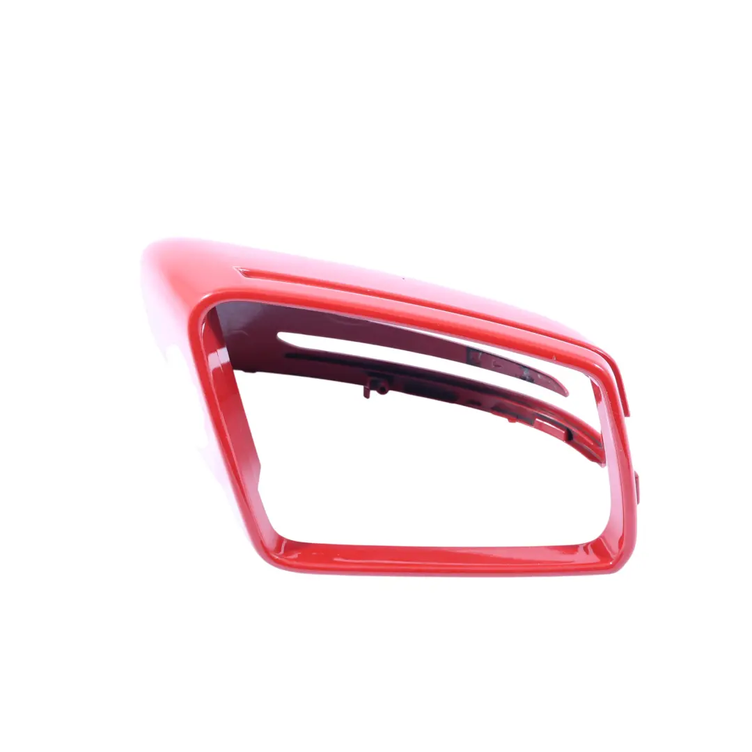 Mercedes W204 W212 Wing Espejo Cubierta Tapa Derecha Feueropal Fuego Rojo - 590 - SKU A2128106000-FUP - Número de pieza A2128106000
