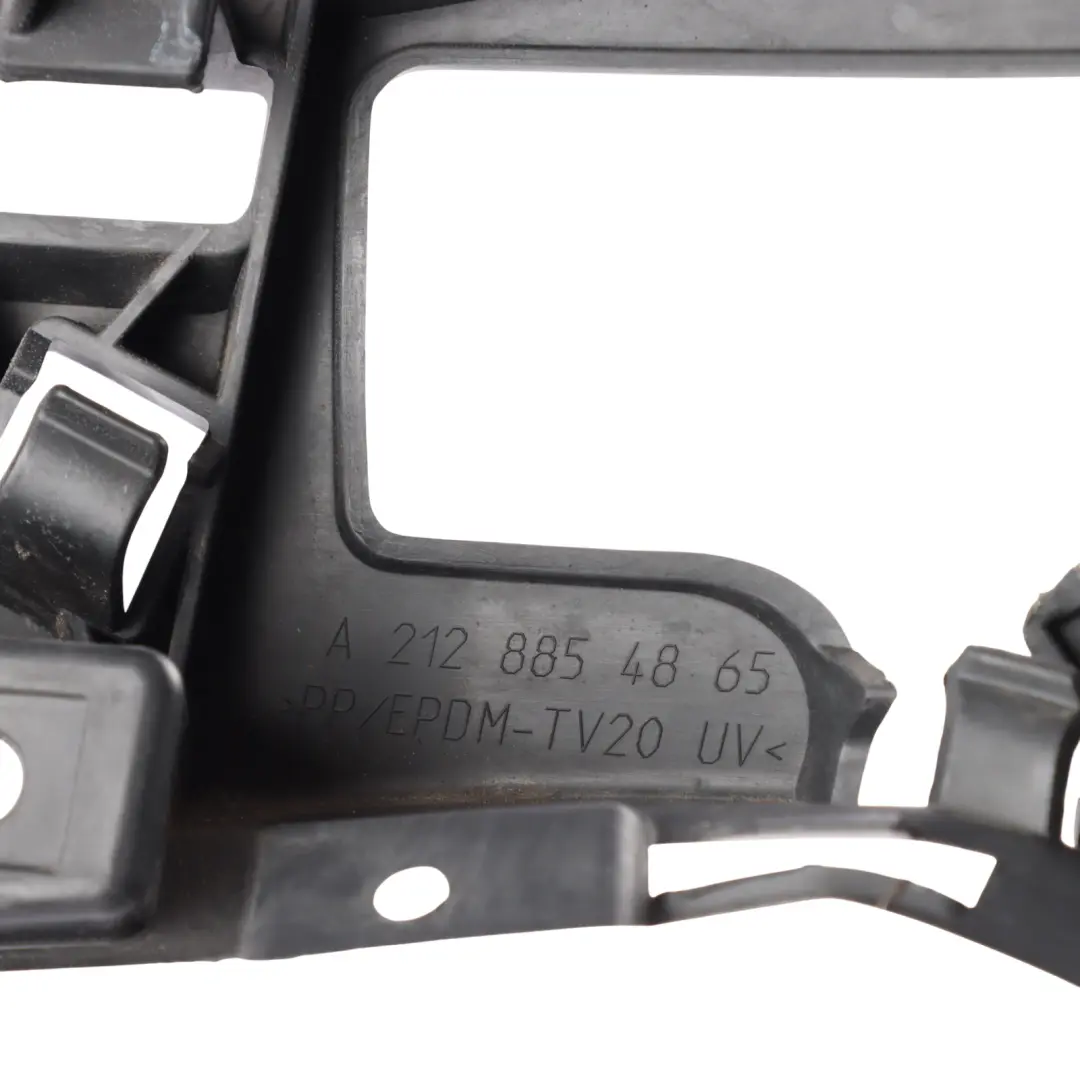 Bumper Bracket Carrier Support Mount Lower Right O/S to Mercedes W212 with Part number A2128854865 Mercedes W212 Bumper Bracket Carrier Support Mount Lower Right O/S - SKU A2128854865 - Part number A2128854865