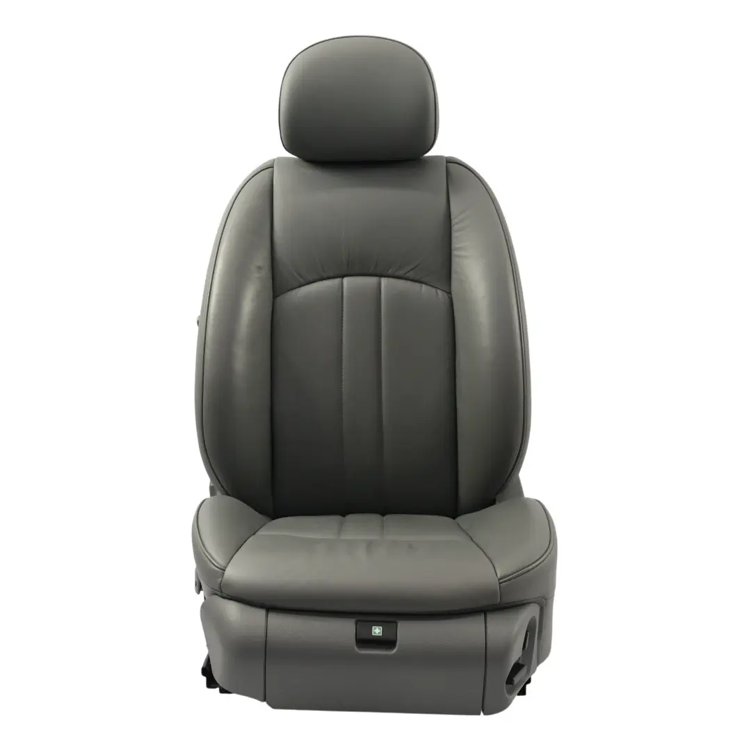 Mercedes C219 Vordersitz Leder Beheizt Elektrisch Grau Links - SKU A2199104147-2 - Teilenummer A2199104147