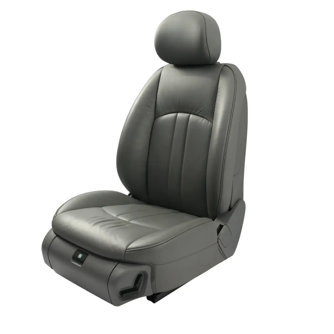 Mercedes C219 Sedile Anteriore In Pelle Riscaldato Elettrico Grigio - SKU A2199104147-2 - Numero di parte A2199104147