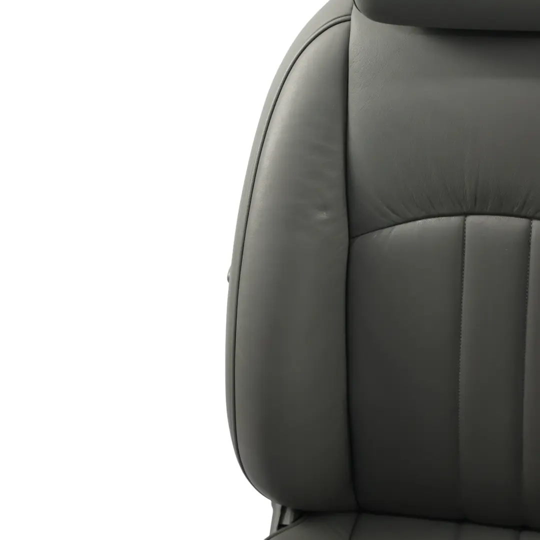 Mercedes C219 Front Seat Leather Heated Electric Grey Left N/S - SKU A2199104147-2 - Part number A2199104147