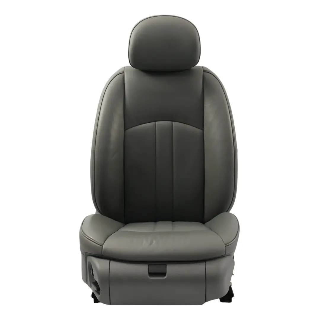 Siège Avant Droit Chauffant En Cuir Gris Électrique pour Mercedes C219 à propos du numéro de pièce A2199104147 Mercedes C219 Siège Avant Droit Chauffant En Cuir Gris Électrique - SKU A2199104147-3 - Numéro de pièce A2199104147