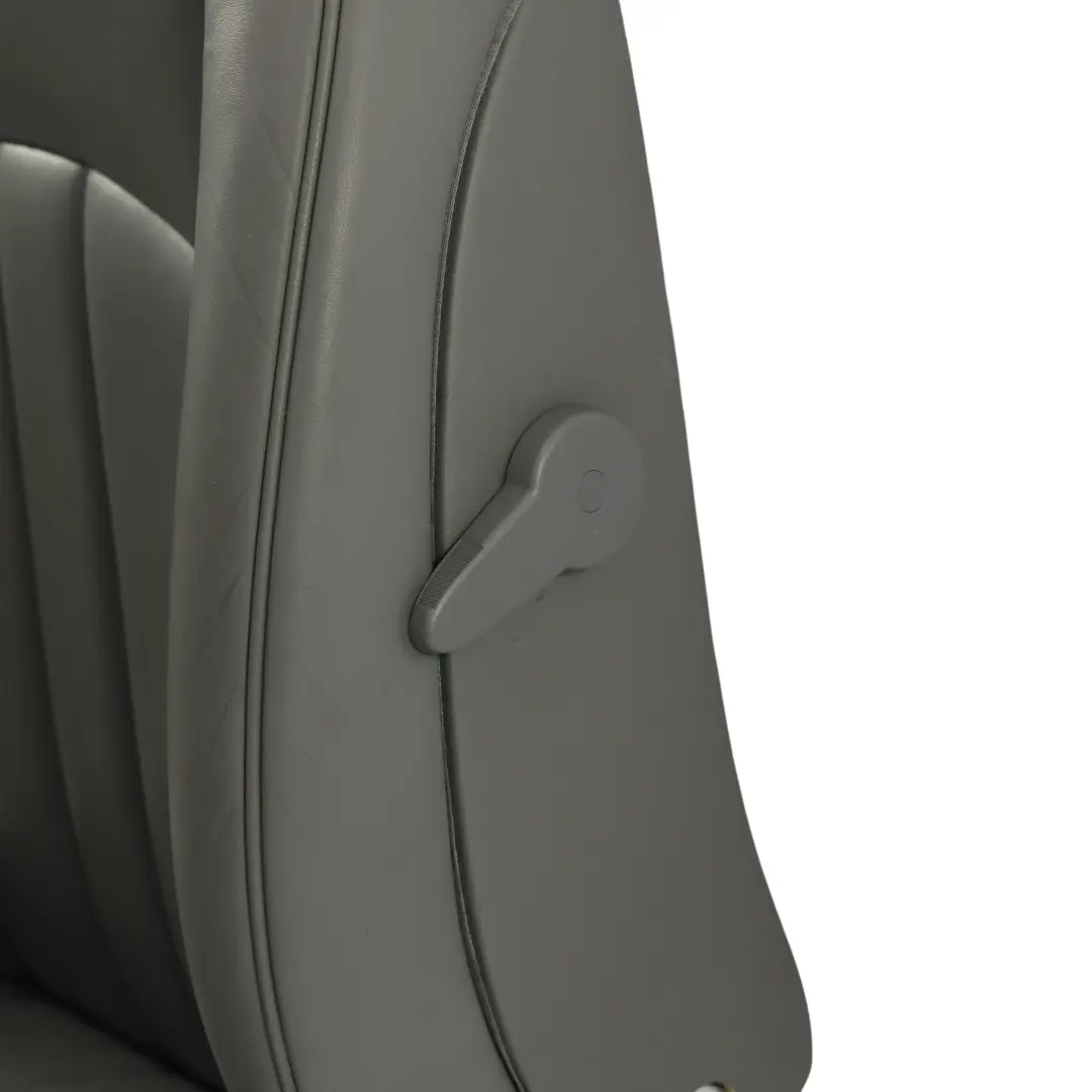 Front Seat Leather Heated Electric Grey Right O/S to Mercedes C219 with Part number A2199104147 Mercedes C219 Front Seat Leather Heated Electric Grey Right O/S - SKU A2199104147-3 - Part number A2199104147