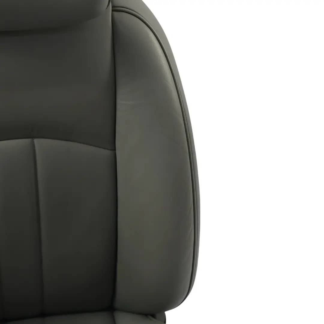 Mercedes C219 Przedni Fotel Skórzany Grzany Elektryczny Szary Prawy Przód - SKU A2199104147-3 - Numer Części A2199104147