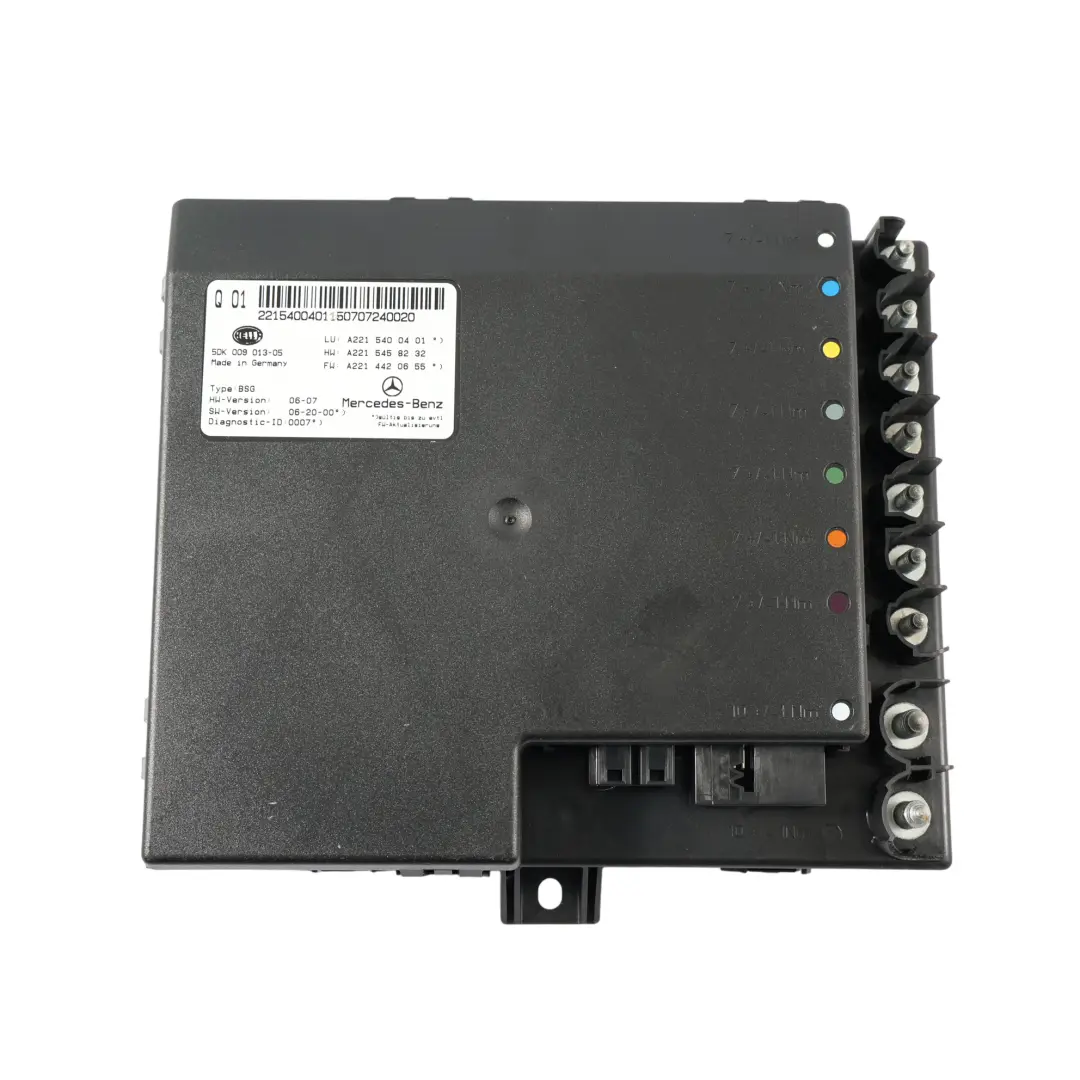 Mercedes W221 Fuente Alimentación Módulo Control Batería Unidad - SKU A2215400401-1 - Número de pieza A2215400401