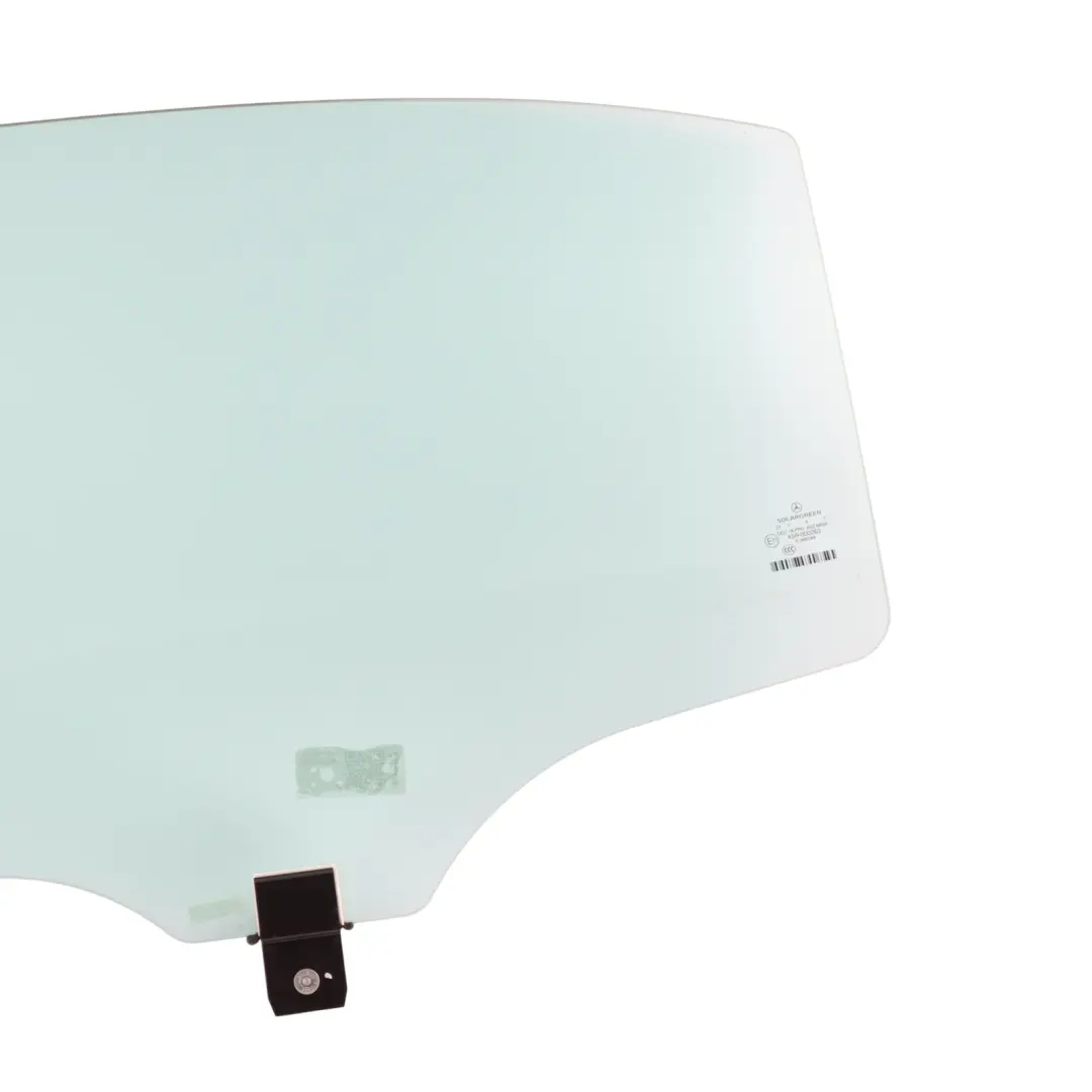Mercedes W221 Window Glass Rear Door Left N/S Side Green AS2 - SKU A2217300318 - Part number A2217300318