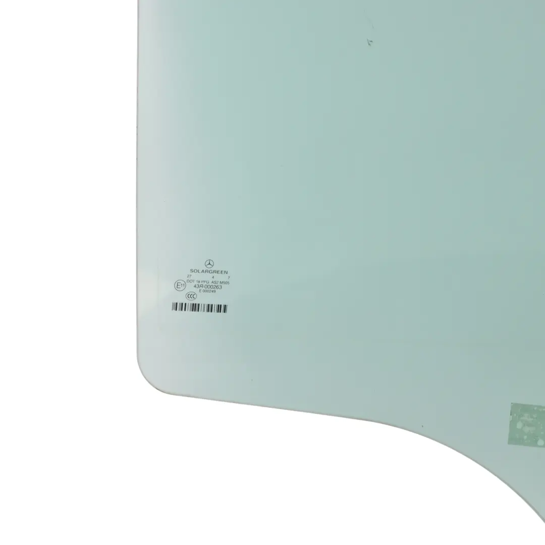 Door Window Glass Rear Right O/S Side AS2 to Mercedes W221 Long with Part number A2217300418 Mercedes W221 Long Door Window Glass Rear Right O/S Side AS2 - SKU A2217300418 - Part number A2217300418