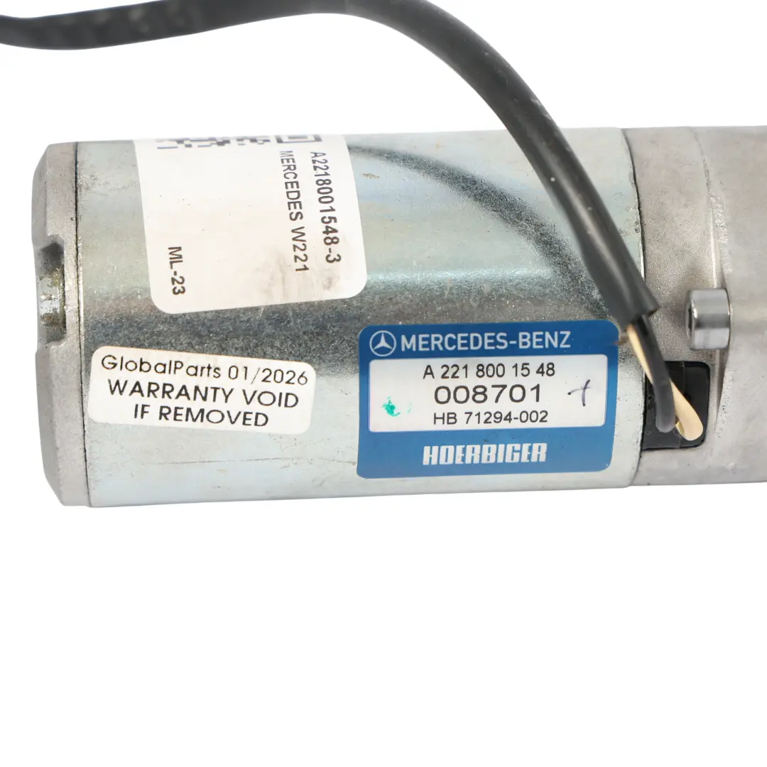 Mercedes W221 Remote Trunk Closing Hydraulic Pump Unit - SKU A2218001548-3 - Part number A2218001548