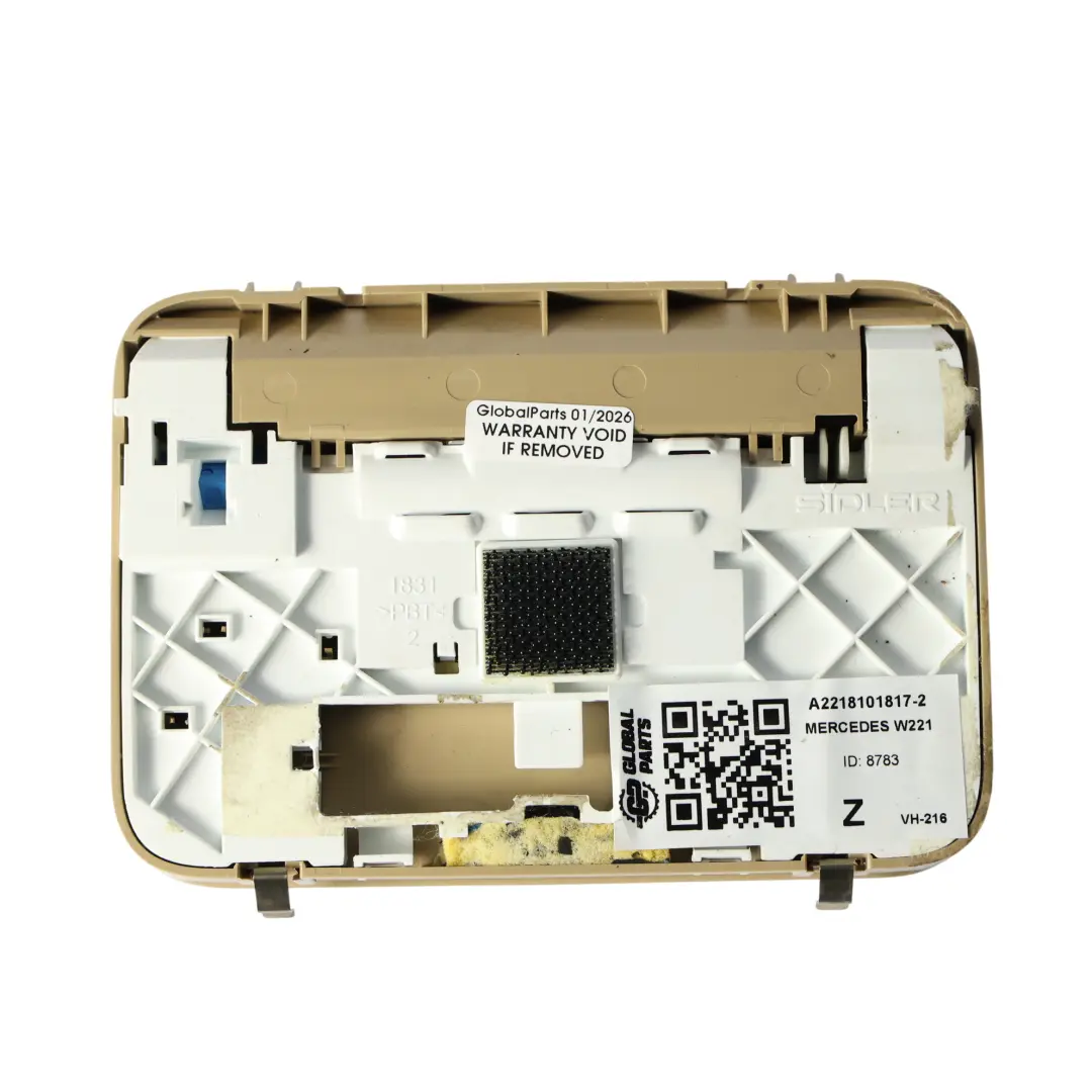 Mercedes W221 Rear Left Right N/O/S Headlining Interior Mirror - SKU A2218101817-2 - Part number A2218101817