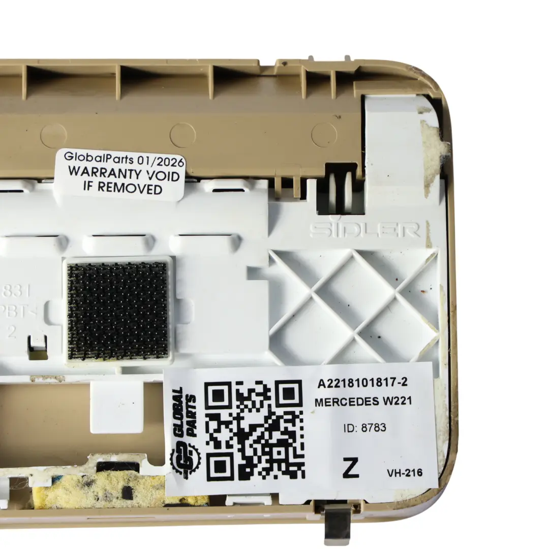 Arrière Gauche Droite Ciel Toit Rétroviseur Intérieur pour Mercedes W221 à propos du numéro de pièce A2218101817 Mercedes W221 Arrière Gauche Droite Ciel Toit Rétroviseur Intérieur - SKU A2218101817-2 - Numéro de pièce A2218101817