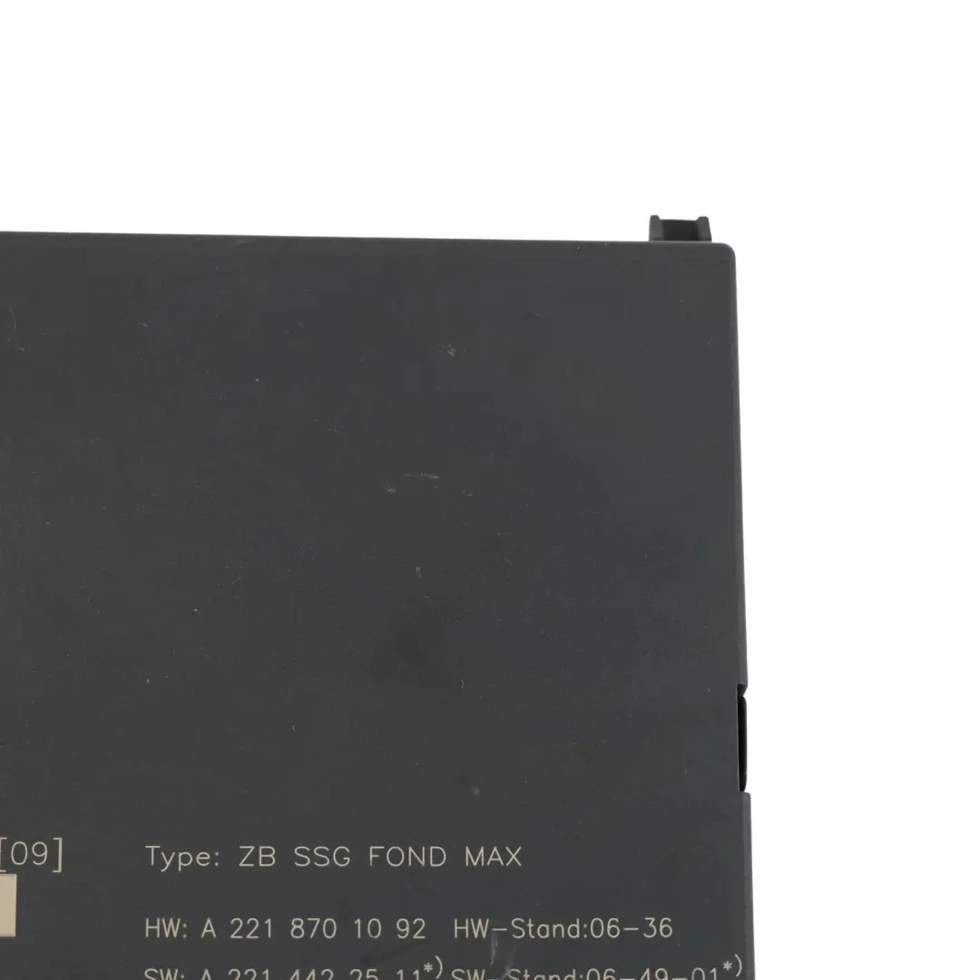 Mercedes W221 Siège Arrière Banquette Module Unité De Contrôle - SKU A2218700992 - Numéro de pièce A2218700992